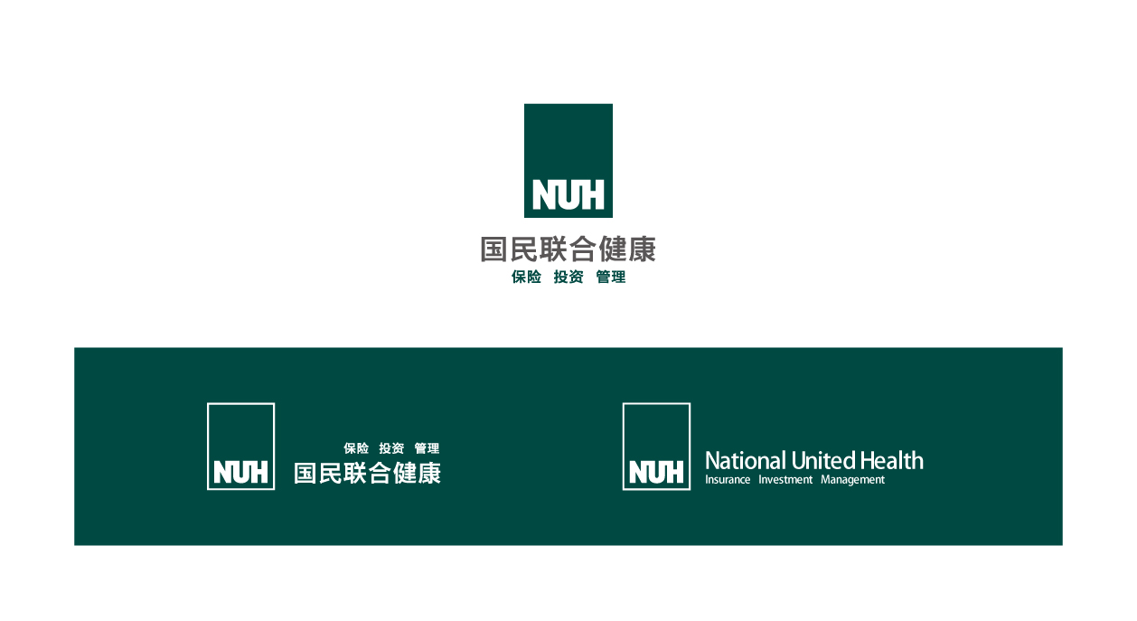 国民联合健康标志logo设计