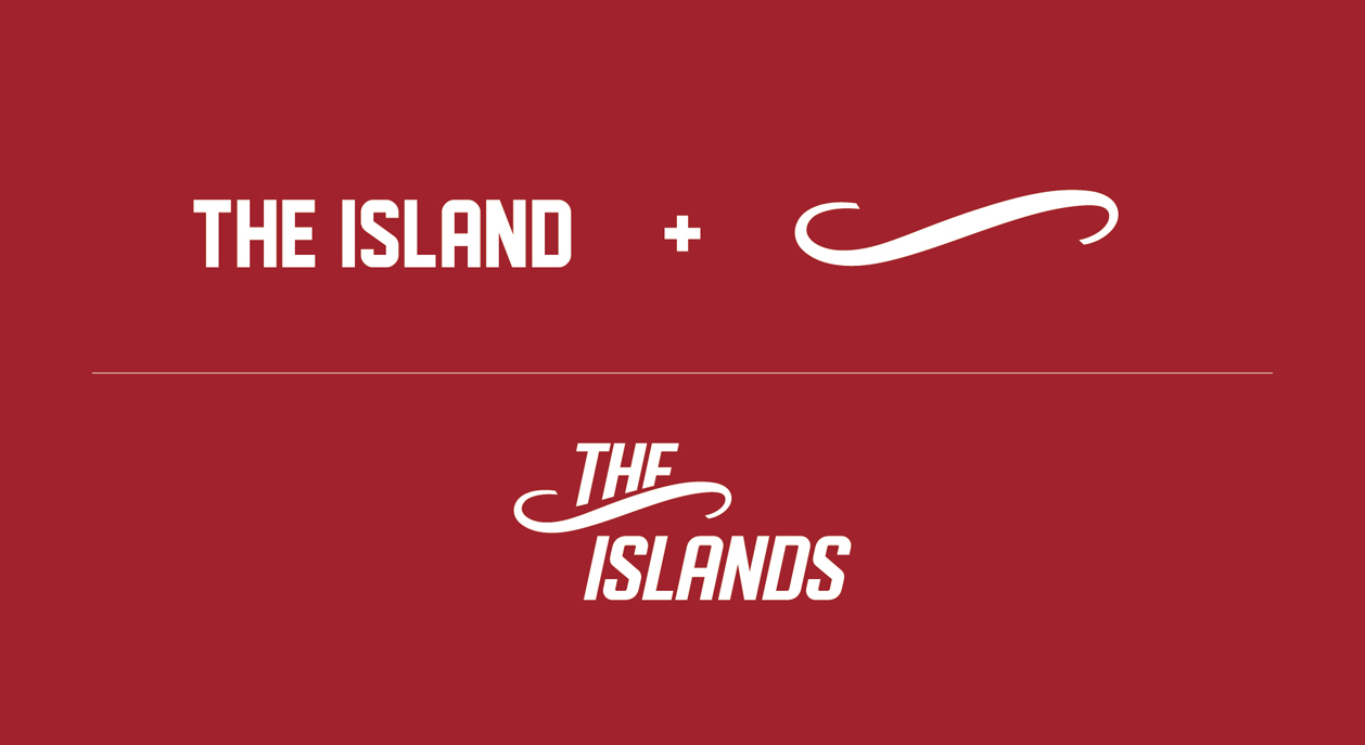 THE ISLAND餐厅标志logo设计