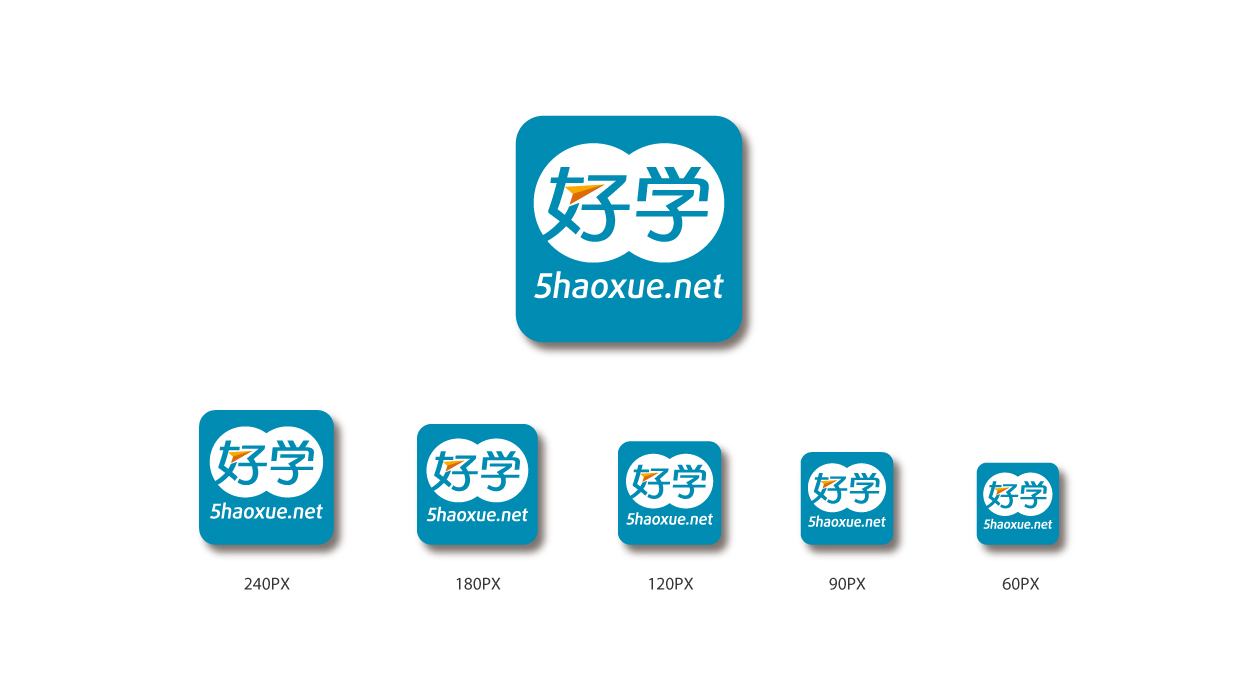 好学教育标志logo+vi设计