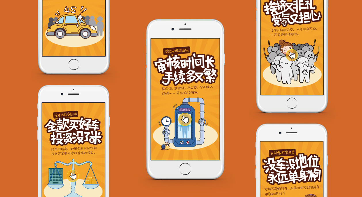 中国银行分期购车H5设计