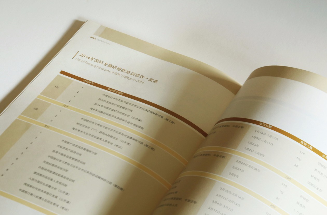 中国银行国际金融研究院年报设计